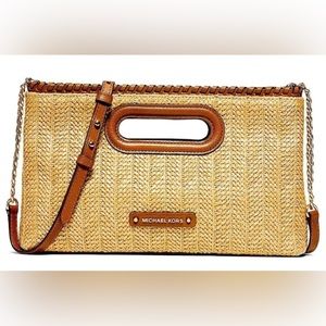 RETIRED Authentic Michael Kors large Walnut Brown purse